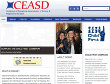 Tablet Screenshot of ceasd.org